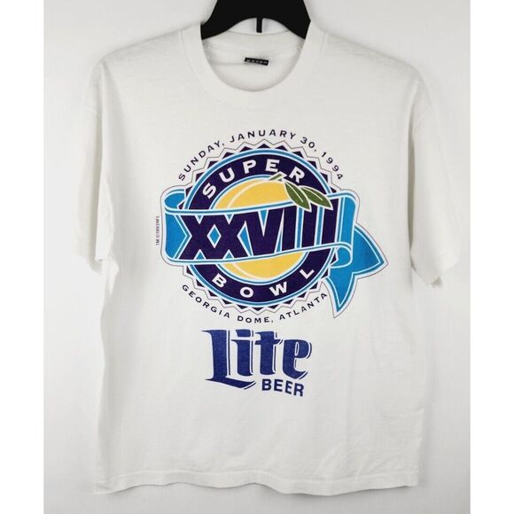 Fruit of the Loom Other - Vintage Super Bowl XXVIII Shirt Mens 1994 NFL Single Stitch Atlanta